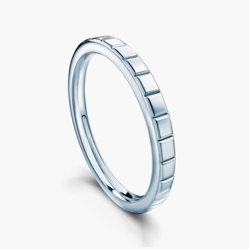 Pierścionek SAVICKI: białe złoto